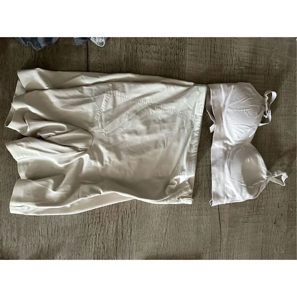 Nursing bra and compression belly and shorts bundle sz M